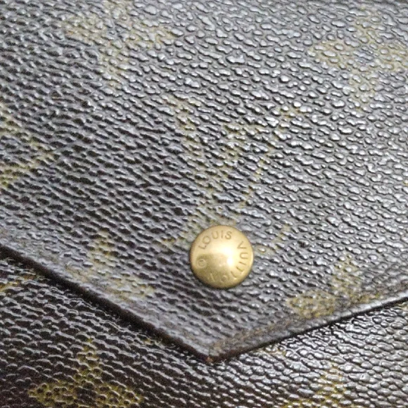 Louis Vuitton Monogram Envelope Wallet - Dark Brown with Gold Hardware - Picture 2 of 16